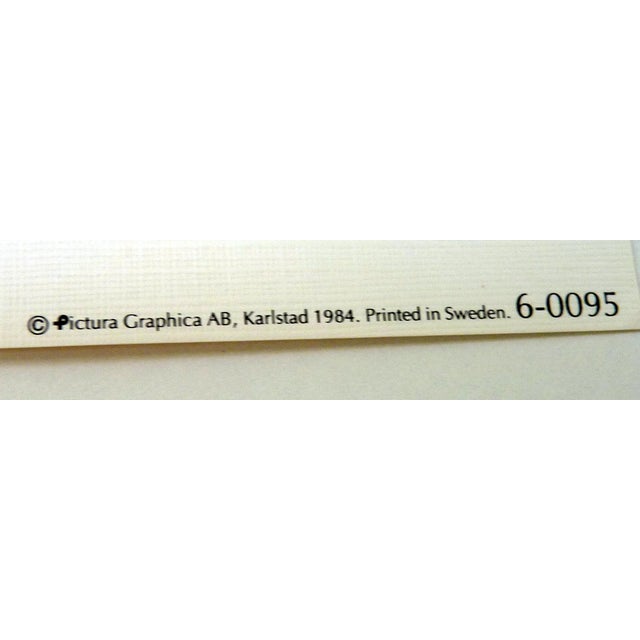 Pair of Maximalist Nell Melcher 1984 Signed Lithograph Pair: "Coffee Break" & "A Break" Matted 16" X 20" Cottagecore For Sale In Los Angeles - Image 6 of 8