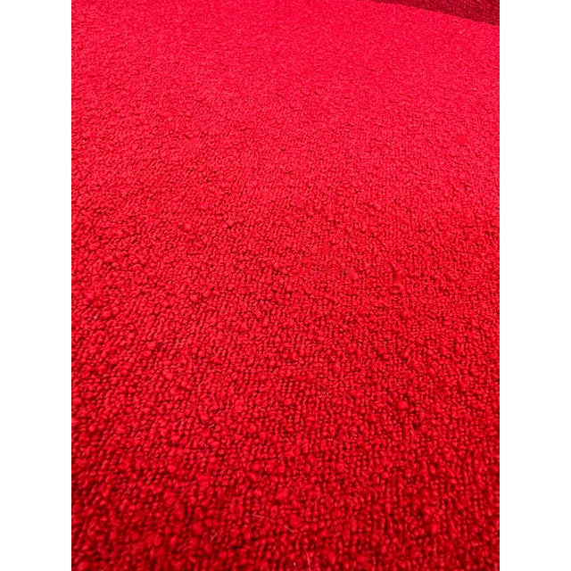 1990s Red Allemuir Conic Lounge Accent Chair With Headrest For Sale - Image 9 of 9