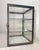 Metal Antique Handmade Metal Glass Countertop Store Display Show Case Sliding Shelves For Sale - Image 7 of 14