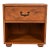 Henredon Mid-Century Modern Campaign Oak Nightstand, Circa 1970s For Sale
