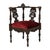 Wood Antique Italian Oak Corner Chair, 1890s For Sale - Image 7 of 18