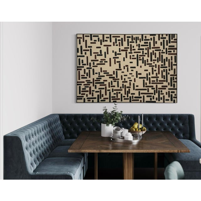Wood Jonathan Myles-Lea "The Universe Is Alive" Original Oil Painting - Signed For Sale - Image 7 of 10