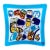Baccerini Portofino Fused Art Glass Catchall Dish – Blue & Gold Square Italian Trinket Tray For Sale