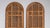 Early 20th Century Egypt Egyptian Revival Brown Wood Door For Sale In Greensboro - Image 6 of 12
