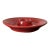 Crate & Barrel Red Stoneware Chip and Dip Platter – Made in Italy – 13” Round Serving Tray With Center Bowl – Appetizer Serving Dish For Sale