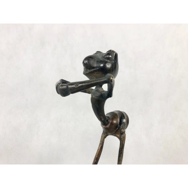 Metal Bronze Ant Figure Candleholder, 1970s For Sale - Image 7 of 11