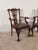English 1990s Maitland Smith Carved Mahogany Eagle Heads Armchairs - a Pair For Sale - Image 3 of 13