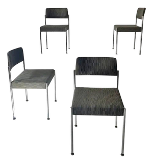 Vintage Chairs by Martin Stoll for Girsberger, Switzerland, 1970s, Set of 4