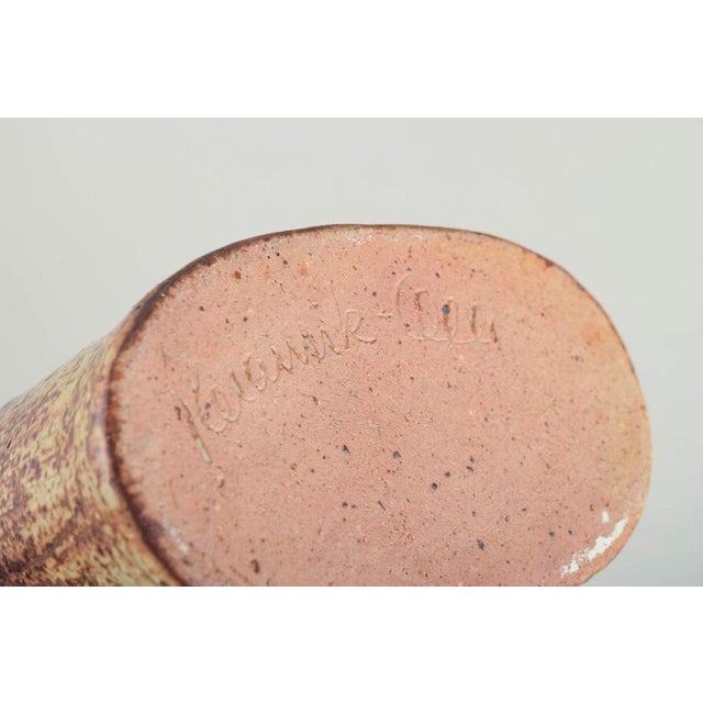 BottleShaped Vase in Stoneware by Blommenhus Keramik, Nyköping, Sweden, 1960s For Sale - Image 4 of 5