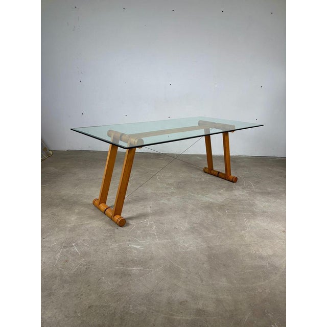 The iconic "Teso" table, a remarkable example of Italian Radical Design, the movement that revolutionized the concept of...
