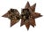 Vintage Moroccan Style Pierced 18 Point Hinged Iron Star Candle Curio For Sale In Los Angeles - Image 6 of 11