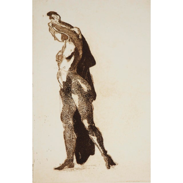 American "Study 6" - 1975 Figurative Lithograph on Paper by Jim Smyth For Sale - Image 3 of 6