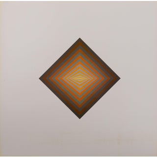 Victor Vasarely, RHOMBUS C, Etching For Sale