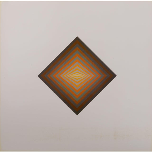 Victor Vasarely, RHOMBUS C, Etching For Sale