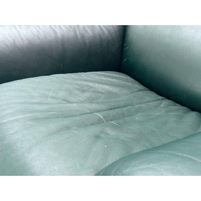 DS-2011 Leather Armchair in Petrol Green from de Sede, Switzerland, 1980s For Sale - Image 15 of 17