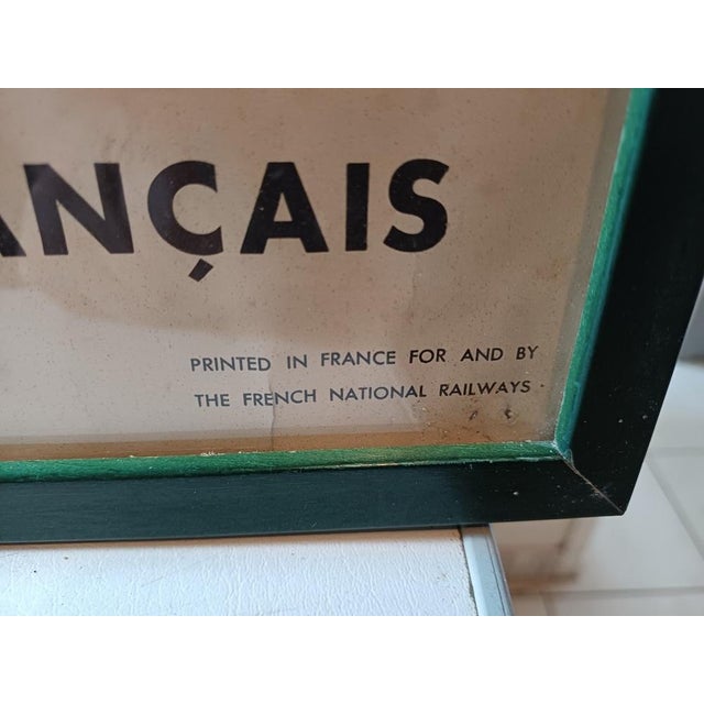 Paper SNCF Poster 1958 by Albert Brenet, 1958 For Sale - Image 7 of 13