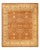 Orange Mogul, One-of-a-Kind Hand-Knotted Area Rug in Orange, 8' 2" x 8' 4" For Sale - Image 8 of 8