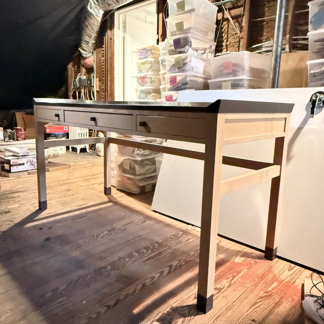 Tan Ted Boerner Sidelines Desk For Sale - Image 8 of 9