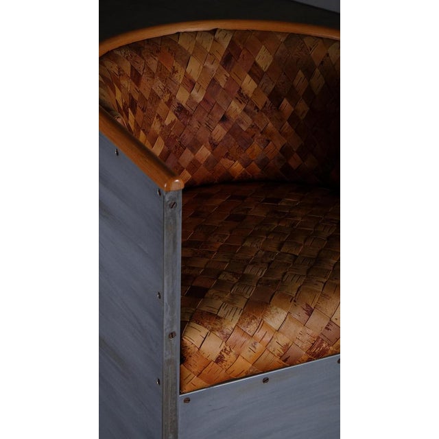 Aluminium Chair Edition 3-50/200 attributed to Mats Theselius for Källemo, 1990s For Sale - Image 6 of 15