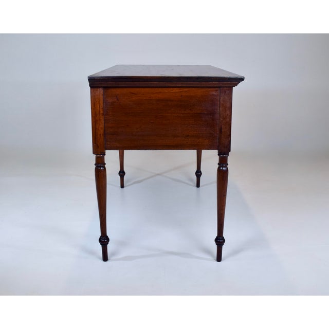 Late 19th Century Antique Regency Mahogany Writing Desk For Sale - Image 5 of 14