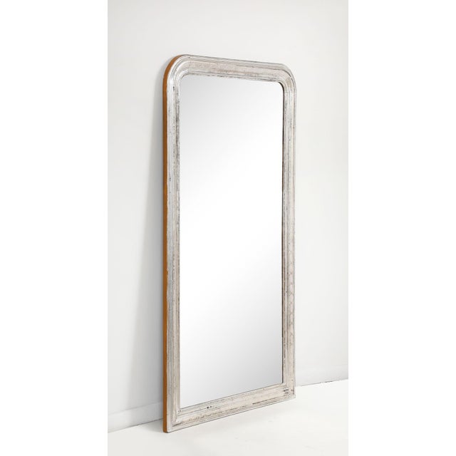 Silver French Silver Gilt Louis Philippe Mirror, Late 19th C. For Sale - Image 8 of 13