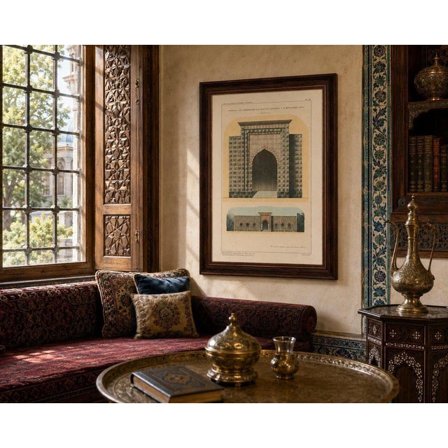 Gold Alexandre M. Raymond, Murad Ii Madrasa Portal, Bursa 1924, Paper For Sale - Image 8 of 9
