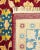 2000 - 2009 Mogul, One-of-a-Kind Hand-Knotted Area Rug in Red, 6' 1" x 9' 0" For Sale - Image 5 of 8