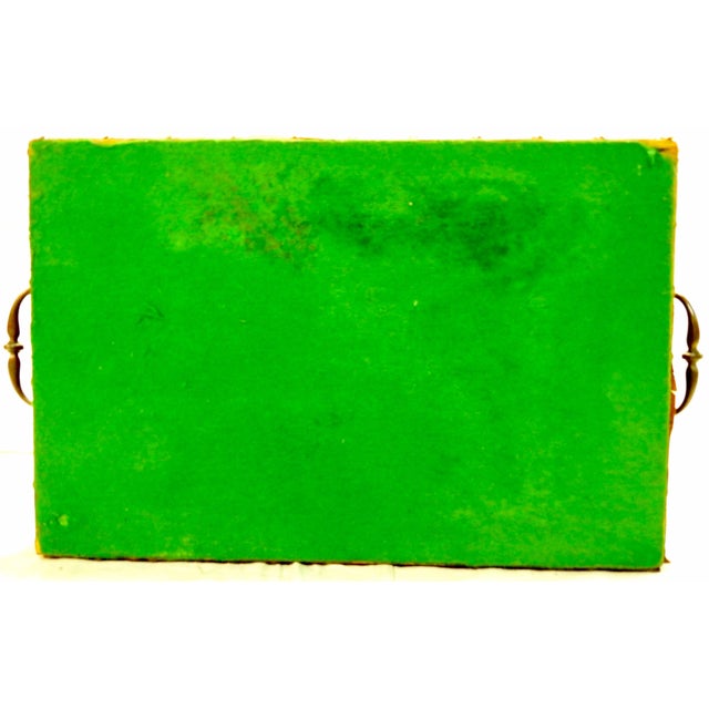 Late 19th Century Leather Box With Hammered Bronze Tacks For Sale - Image 9 of 10