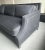 Gray Alpaca Wool With Contrast Olive Green Welt | Slope Arm Sofa With Grey Cerused Oak Wood Base The elegant design is one...