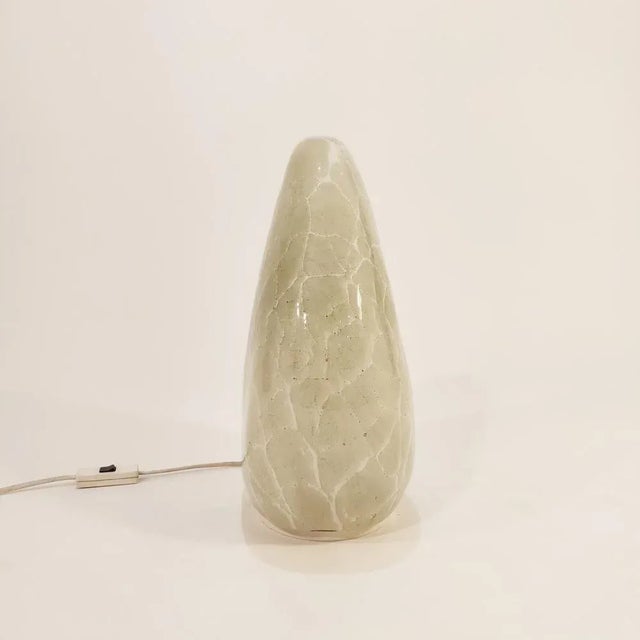 Mid-Century Modern Crystal Table Lamp in the style of Murano de la Murrina I of Toni Zuccheri, 1970s For Sale - Image 3 of 8