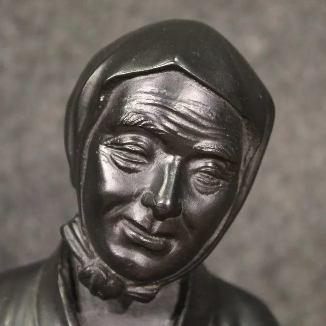 Japanese Artist, Pipe Smoker, 1970, Bronze For Sale - Image 3 of 12