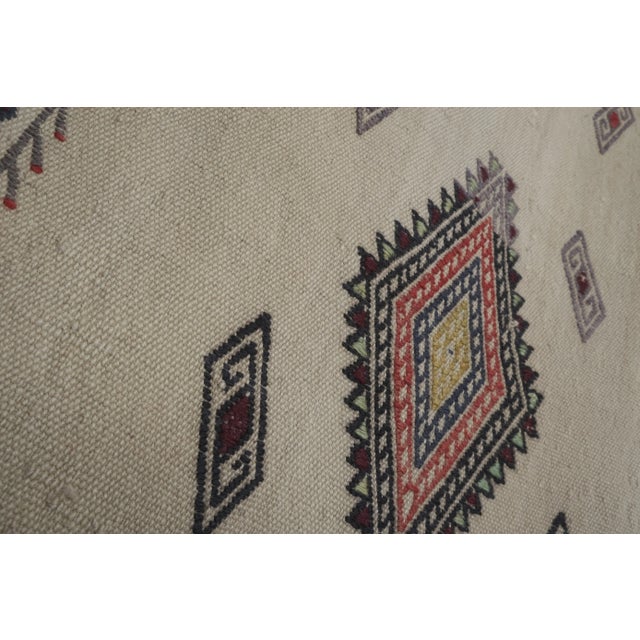 Vintage Embroided Turkish Stair Kilim Runner Rug 1'11'' X 13'8'' For Sale In Philadelphia - Image 6 of 11