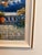Mediterranean Coastal Harbor Oil Painting Signed Rossini Framed Seascape Art For Sale - Image 10 of 10