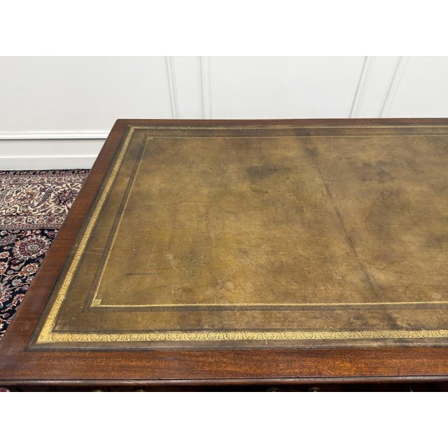 Large English Partnerdesk For Sale - Image 17 of 18