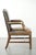 English Wood and Cowhide Leather Gainsborough Chair For Sale - Image 3 of 13