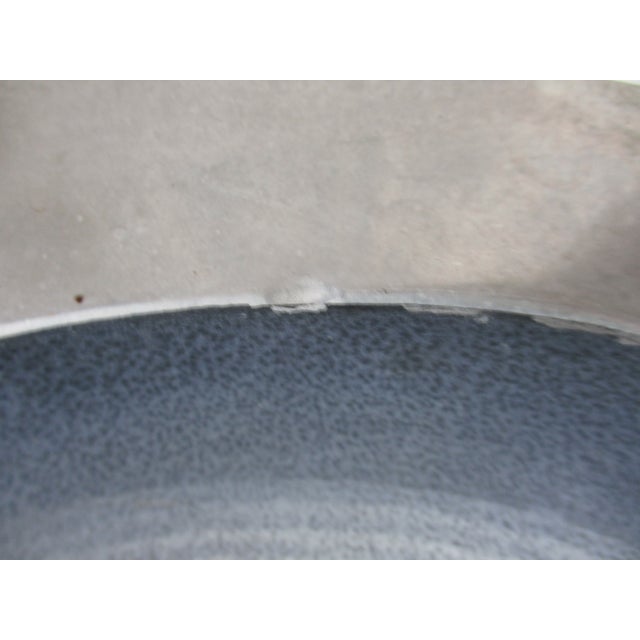 Mid Century French Style Ornate Iron and Metal Bird Bath / Fountain For Sale - Image 10 of 12