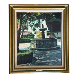 Late 20th Century Original Oil Painting, ‘Siesta’ by Stan Eckman (American, 1913-1998)