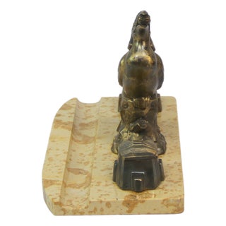 Art Deco Marble Inkwell Set, 1930s For Sale