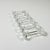1980s Vintage Hollywood Regency Chippendale English Crystal Knife Rests After Ralph Lauren - Set of 6 For Sale - Image 6 of 9