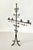 1960s Swedish Dangling Hearts Steel 4 Candle Candelabra by Gunnar Ander For Sale In Cincinnati - Image 6 of 16