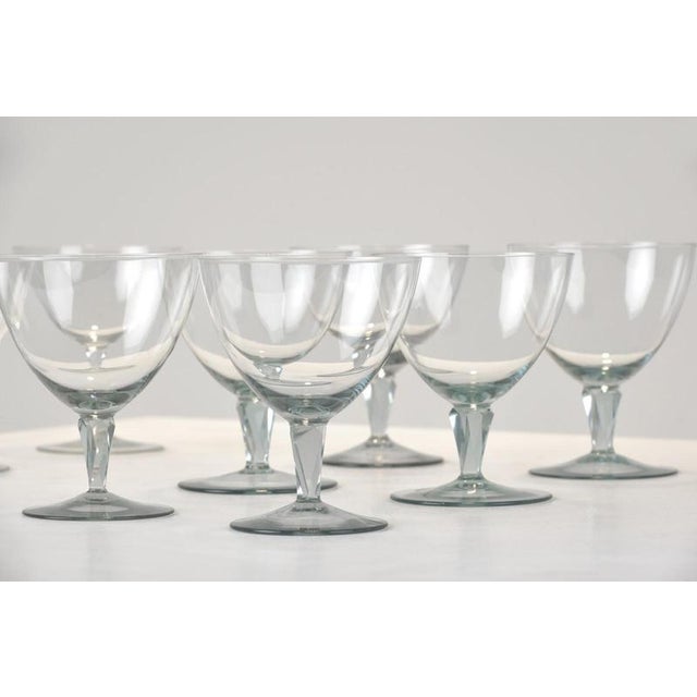 Burgundy glasses designer: wilhelm wagenfeld year: 1937 manufacturer: vlg weisswasser country: germany measurements: h 13...