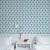 Contemporary Schumacher X Peg Norriss Topiary Wallpaper in Bluebell - 10 Yards For Sale - Image 3 of 4