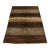Gabbeh Rug 5′ X 6’4” Brown Gray Wool Contemporary Hand-Knotted Carpet For Sale