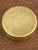 Vintage brass circular container by Fiorucci. Featuring an etched pin up girl on top. A rare piece from the 1980's.