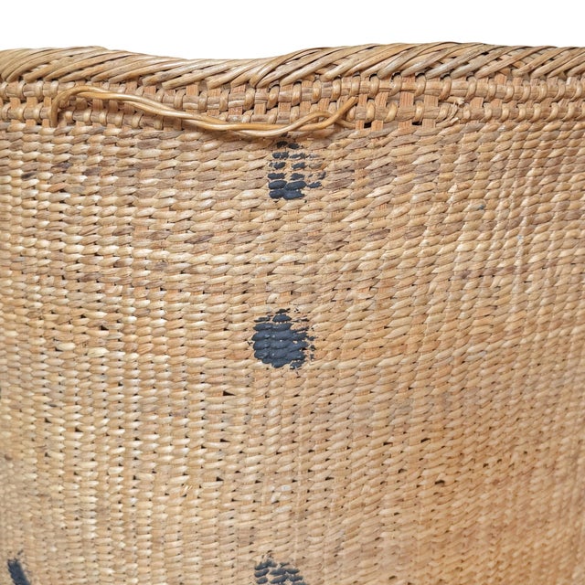 Textile Yanomami Gathering Basket With Head Strap For Sale - Image 7 of 12