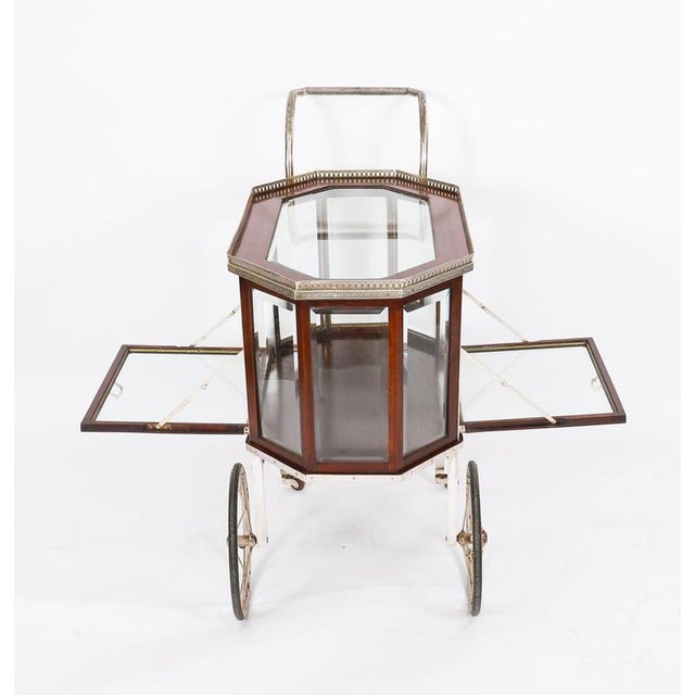 Antique Art Deco French Gilded Bar Cart, 1920s For Sale - Image 17 of 18