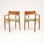Arne Vodder Vintage Danish Teak and Leather Dining Chairs by Arne Vodder from Sibast, 1960s, Set of 4 For Sale - Image 4 of 9