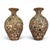 French Country Monumental Pair California Memory Ware Mosaic Floor Vases Pique Asiette 23" For Sale - Image 3 of 18