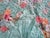 Jadeite Feedsack Yo Yo Quilt Trellis Pattern Floral Diamond Edges Queen Handmade 1930's For Sale - Image 15 of 17
