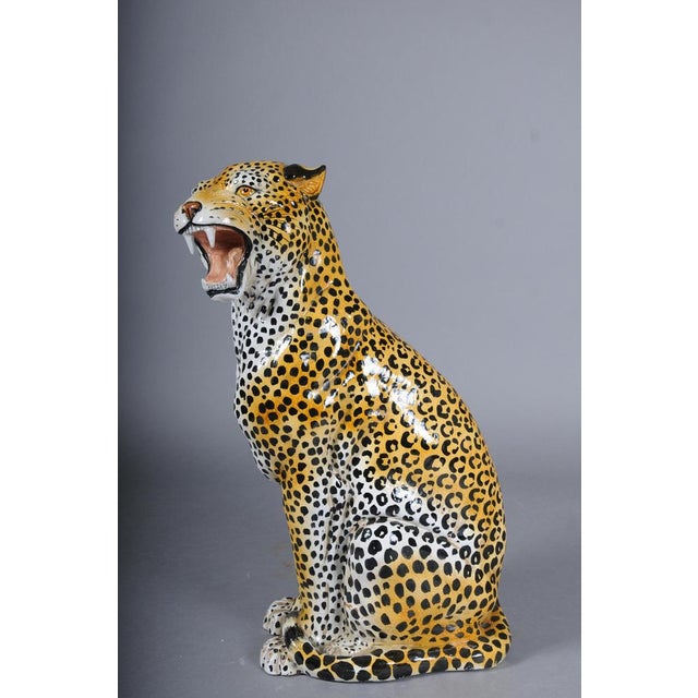 Hollywood Regency Leopard with Broken Foot For Sale - Image 3 of 18